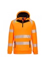 Portwest DX4 Hi-Vis 1/4 Zip Hoodie DX482